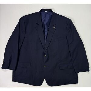 GS Gold Series Perfect Fit Blazer Mens 58R Stretch Metal Button Stretch Career